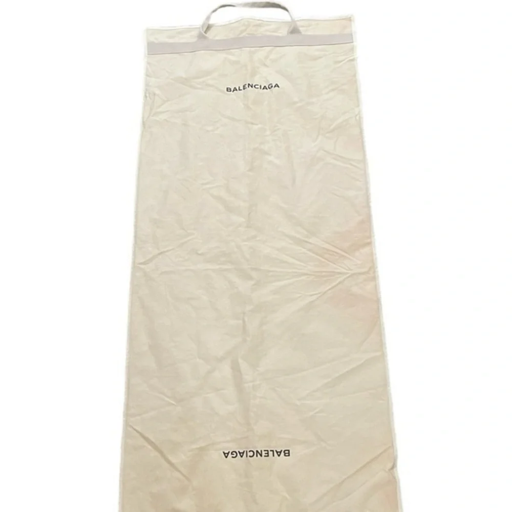 Balenciaga Designer Full Length Cotton Canvas Eco Garment Travel / Storage Bag